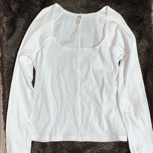 FP Intimately White Long Sleeve
